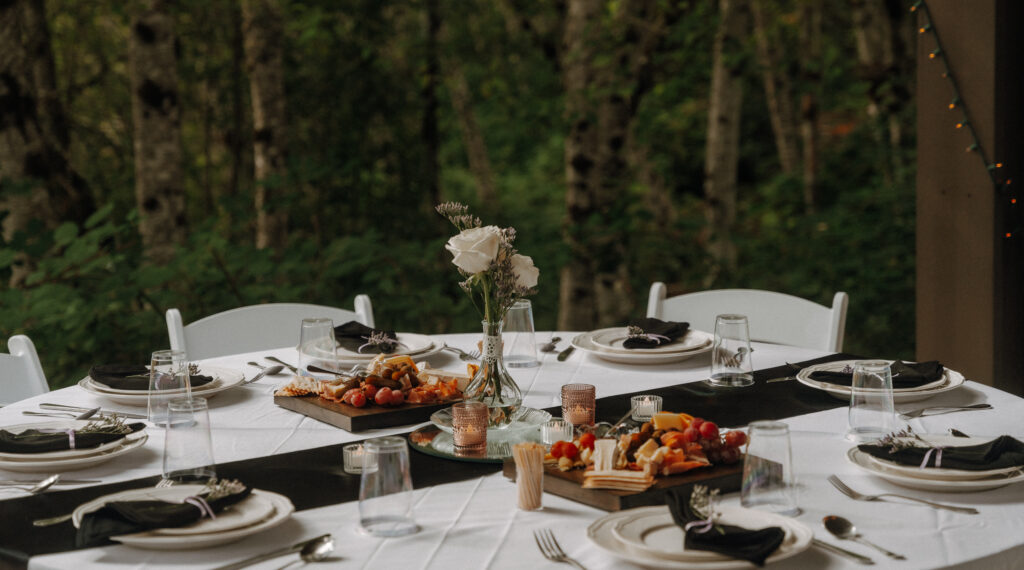 Cinematic and moody wedding photography of a couple at Villa Ragalie in Oregon, capturing romantic and timeless moments. Cinematic and Documentary style wedding photography
