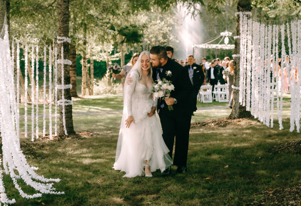 Cinematic and moody wedding photography of a couple at Villa Ragalie in Oregon, capturing romantic and timeless moments. Cinematic and Documentary style wedding photography