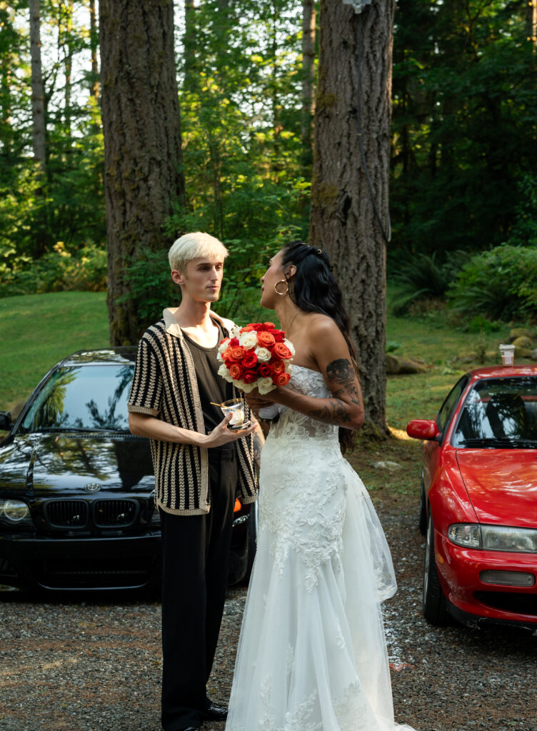 Cinematic, editorial wedding photography capturing couples timeless Washington wedding — emotional candid moments, intentional details, and golden natural light, photographed by Karmen Nichole of KNCAPTURES