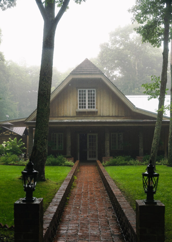 Elegant wedding venue in the Blue Ridge Mountains — Twickenham House in North Carolina — featuring cinematic engagement and wedding photography by destination wedding and engagement photographer Karmen Nichole. Surrounded by mountain views, timeless architecture, and romantic natural light.
