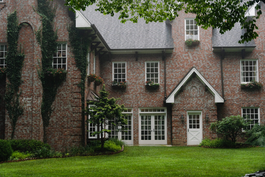 Elegant wedding venue in the Blue Ridge Mountains — Twickenham House in North Carolina — featuring cinematic engagement and wedding photography by destination wedding and engagement photographer Karmen Nichole. Surrounded by mountain views, timeless architecture, and romantic natural light.