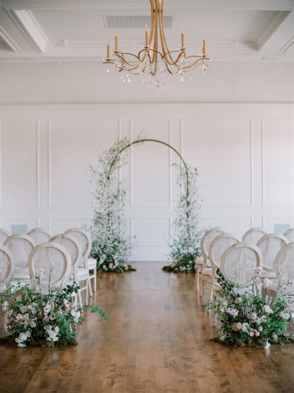 The Arc Light wedding venue in Portland Oregon — art deco ballroom with vintage interiors, moody lounges, and exclusive catering by The Hive