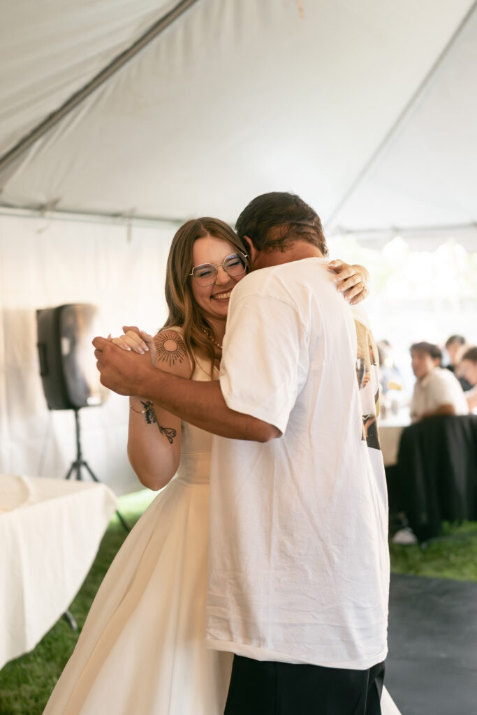 father daughter dance bend oregon wedding photography