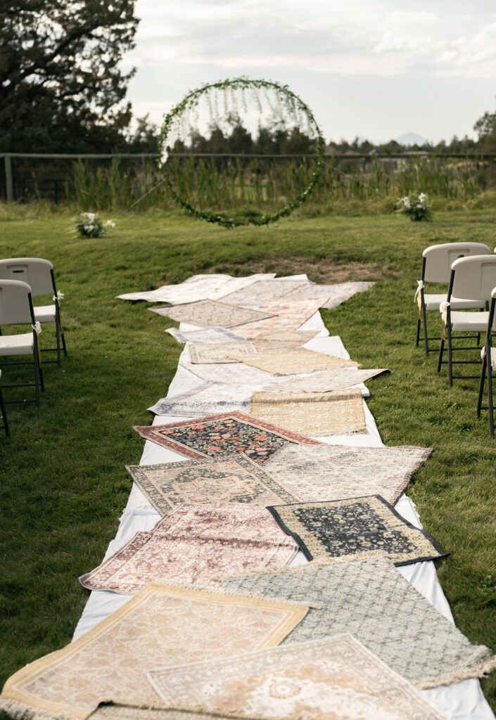 wedding aisle bend oregon
