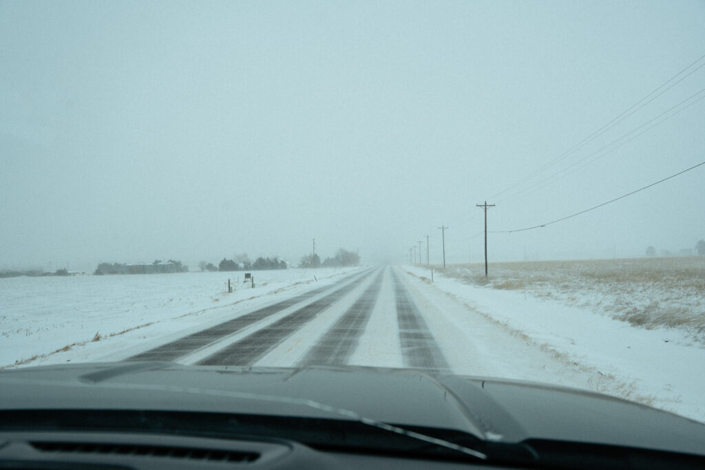 colorado portrait session in the snow 